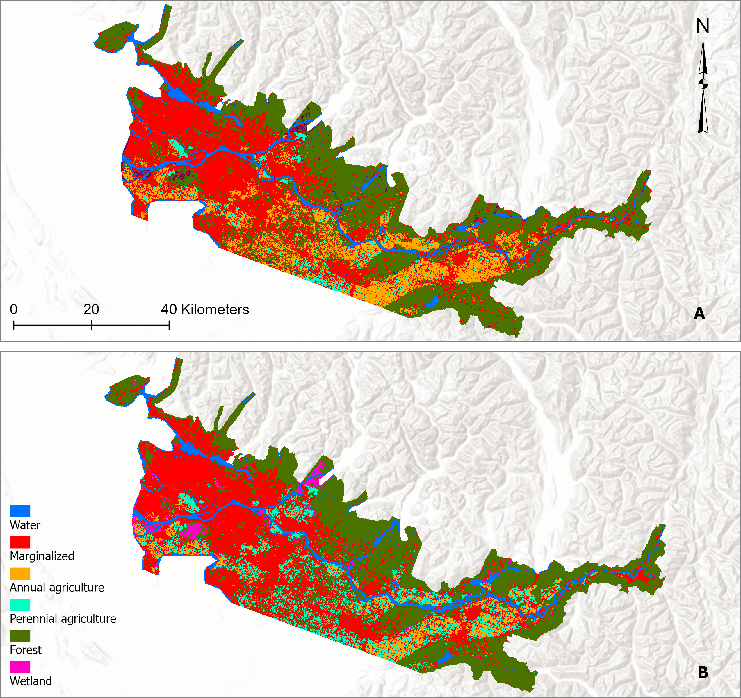 Harmonized Land-Cover Maps
